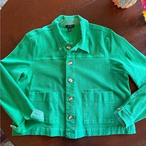Tribal jacket- Kelly Green size L